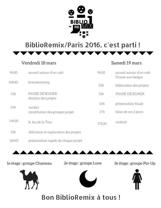 BiblioRemix_Paris 2016, c'est parti !